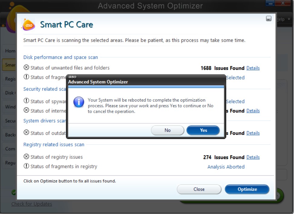 advanced system optimizer
