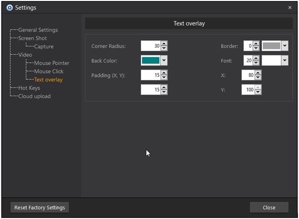 Text Overlay