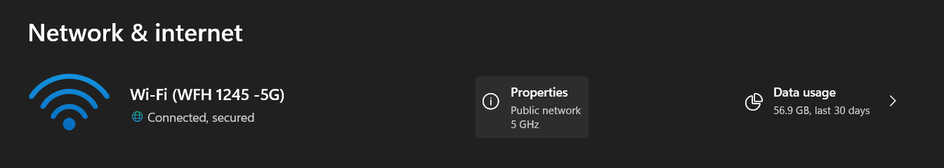 Click on properties