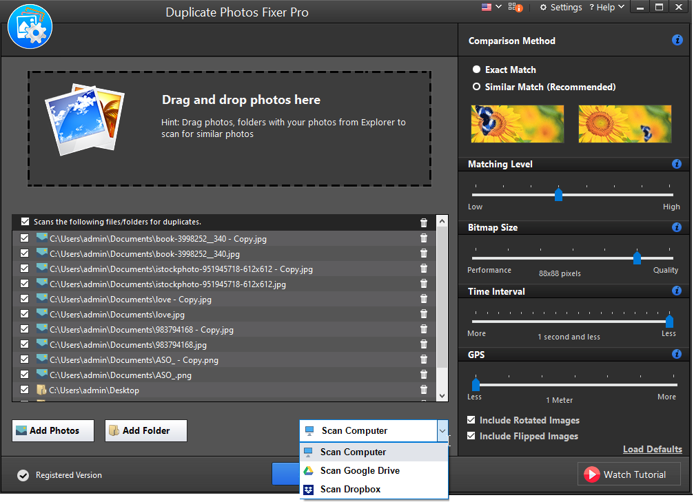 DPF_Home screen