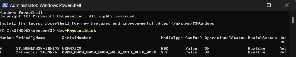 how to know ssd 