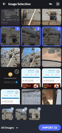 image selection