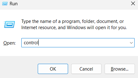 open run search box